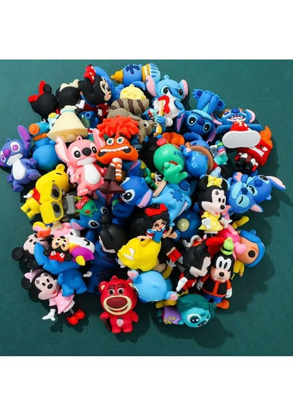 Silikon Anahtarlık 10 Adet Mix Karışık Anahtarlık, Figürlü Anahtarlık Karakterli Anahtarlık modelleri