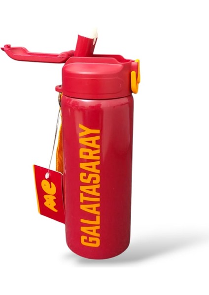 Lisanslı Taraftar Galatasaray Sarı Kırmızı Çelik Matara 304 24562