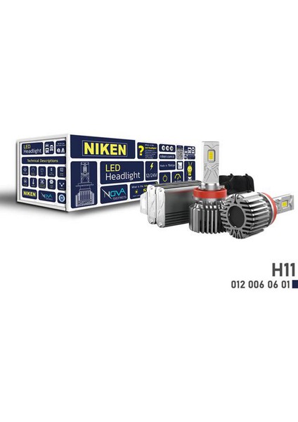 LED Xenon Nova Serisi H11 90W Gnzrz