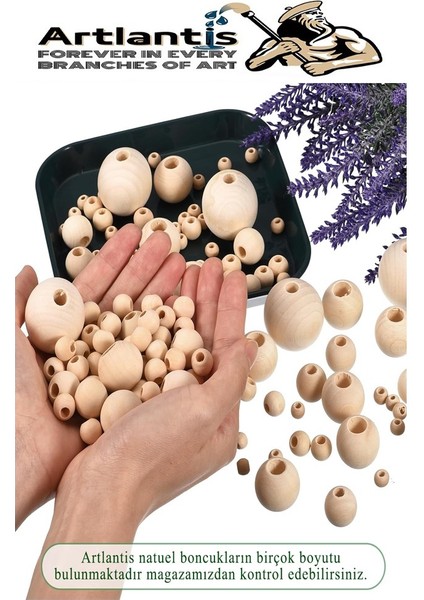 Naturel Ahşap Boncuk 20MM 100 Lü 1 Paket Ham Boyanabilir Ahşap Yuvarlak Doğal Boncuklar Takı Tasarım Ektinlik Kreş Okul fırsatları