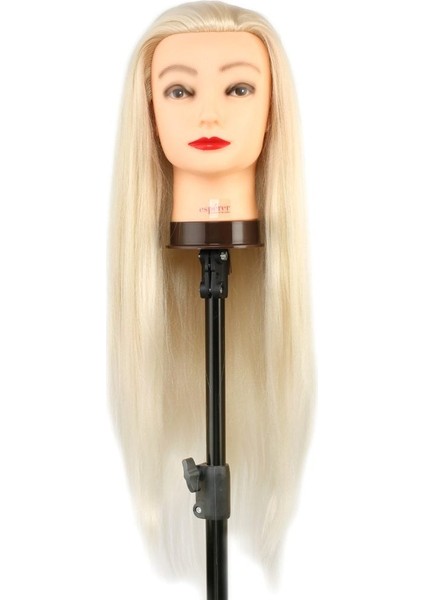 Kuaför Eğitim Mankeni / Yaki + Masa Aparatı / Platin