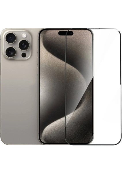 Iphone 16 Tam Kaplayan 5d Antistatik Ekran Koruyucu Cam