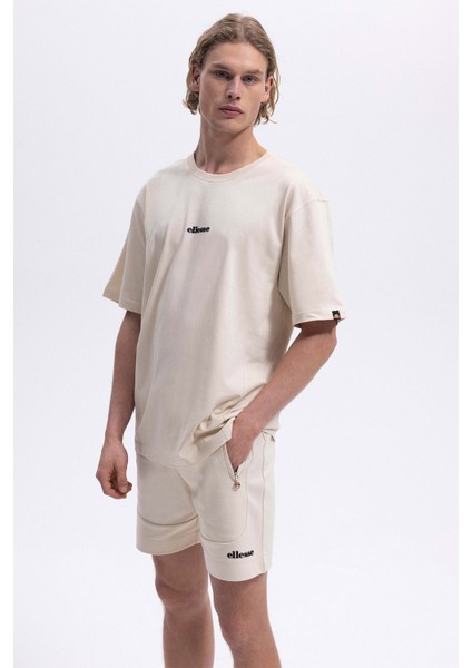 Pamuk Regular Fit Bisiklet Yaka Logolu T Shirt Erkek T Shirt EM391