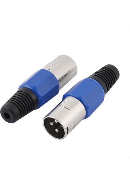 3 Pin Xlr Erkek Konnektör - Mikrofon Jackı Nx Tip - Profesyonel Ses ve Video Bağlantısı