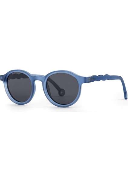 Oval Güneş Gözlüğü Seaside Stripes Navy 3-12 Yaş