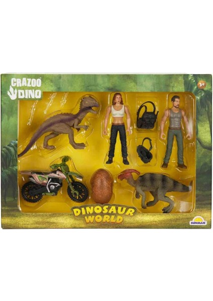 Nessiworld 43111 Crazoo Dinozor Figürlü Oyun Seti -Sunman