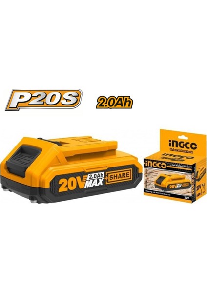 20V Lithium-Ion 2AH. Matkap Batarya