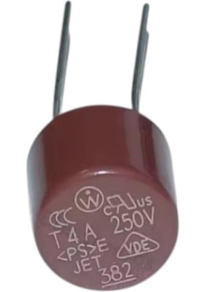 4A 250V Kondansatör Tip Sigorta