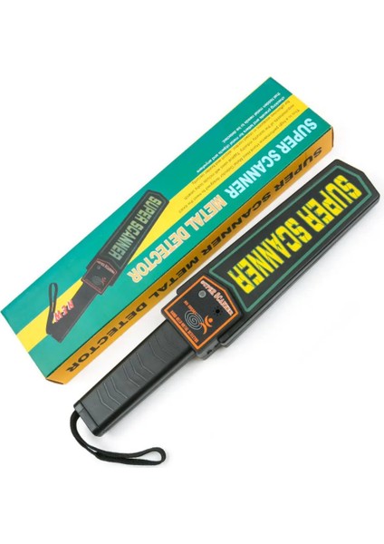 Metal Dedektörü Super Scanner Taşınabilir El Tipi