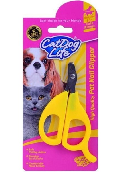 Doglife Kedi Köpek Tırnak Makası 5 cm x 11 cm Kırmızı