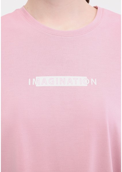Wl Mya 11MS449 5fx Pembe Kadın Kısa Kol T-Shirt fırsatları