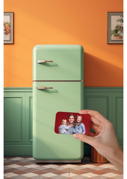 27 Adet Fotoğraflı Kişiye Özel Baskılı Çok Renkli Buzdolabı Magnet (6x9,2 cm ) fiyatları