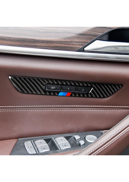 Bmw G38 Carbon Fiber Koltuk Hafıza Düğmesi sticker