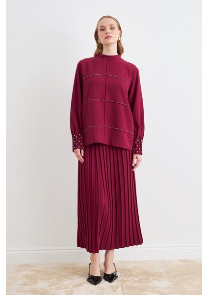 Arin Piliseli Ikili Takım - Bordo