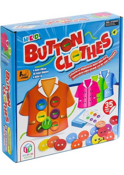Nessiworld Hed 725 Button Clothes -Hobi Oyuncak
