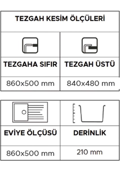 Opal Um-86 Granit Eviye Cream