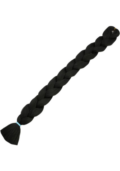 Sentetik Örgülük Saç 100 gr- Siyah