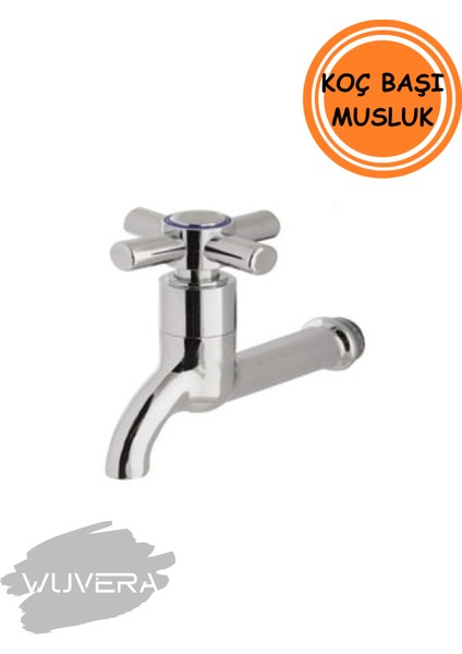 Tse Belgeli Koç Başı Aç/kapa Musluk – 1/2” Dişli Duvar Bağlantılı Pirinç Gövde