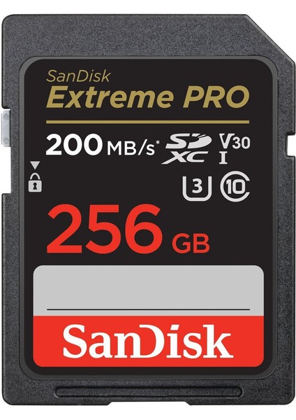 256GB Extreme Pro Sdhc/sdxc Hafıza Kartı (200MB)