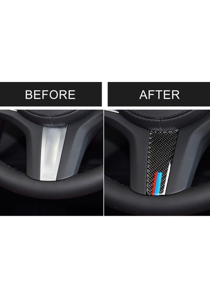 Bmw G30/G38 X3 G01/G08 Karbon Fiber Direksiyon sticker