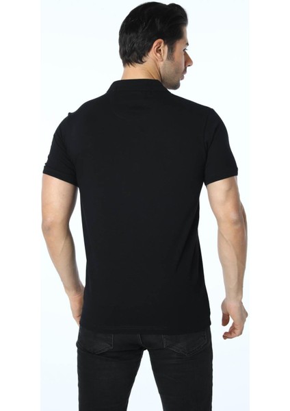 Büyük Beden Pike Polo Yaka T-Shirt