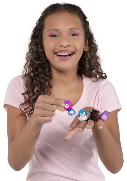 Squish-A-Longs 2 Figür + Yüzük Sürpriz Paket Seri 1 AL0049