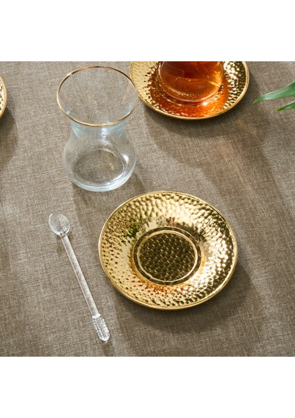 Ada 6 Kişilik 18 Parça Çay Seti Gold modelleri