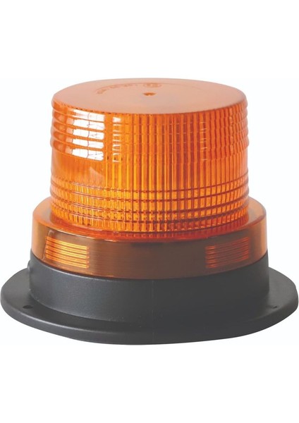 LED Tepe Döner Ikaz Lambası 1 Fonksiyon 12V/24V E-Belgeli 12W Mıklatıslı