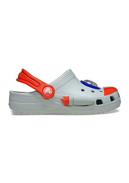 Classic Rocket Ship Clog T Bebek Terlik 210359-1NM Gri