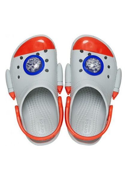 Classic Rocket Ship Clog T Bebek Terlik 210359-1NM Gri
