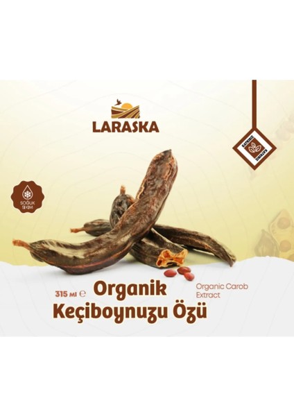 Organik Keçiboynuzu Özü 315GR Organic Carob Extract 315ML -Katkısız, Şekersiz