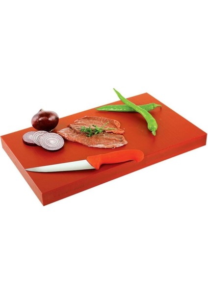 Polietilen Kesme Tahtası, Kesim Levhası Kırmızı Renk 30X50X2 cm NOCOLOR-46338272 / Tek Ebat fiyatları