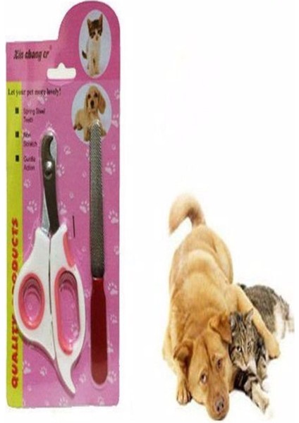 Kedi Köpek Tırnak Makası Ve Törpü Seti Evcil Hayvan Manikür Pedikür Kesme Düzeltme Aleti fiyatları