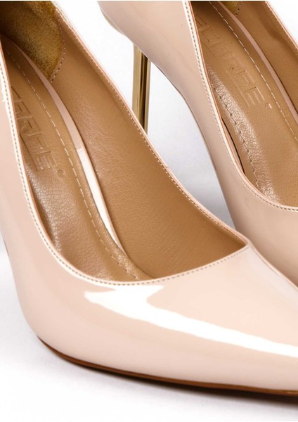 Ökçe Detaylı Sivri Burun Neolit Taban Ince Topuklu 281-5015 Kadın Ayakkabı fırsatları