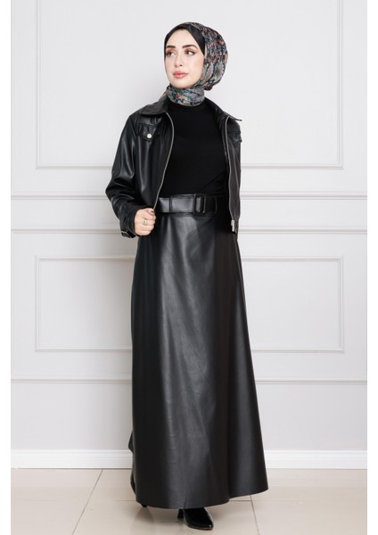 Ceketli Deri Takım-Siyah fiyatları