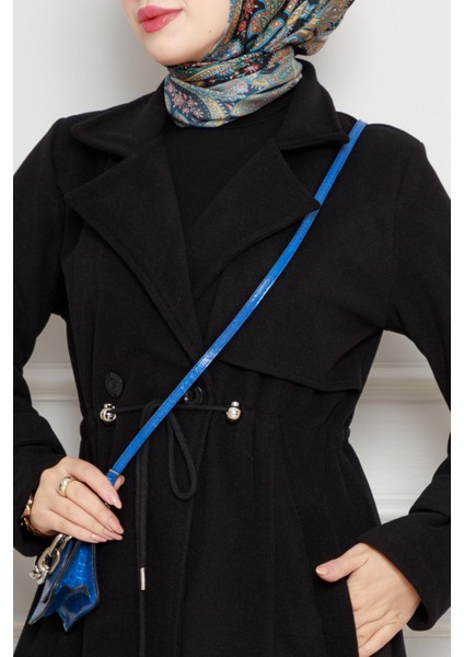 Cepken Detaylı Beli Tünelli Kaşe Kap-Siyah fırsatları