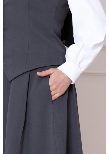 Cemre Yelekli Ikili Takım-Antrasit fırsatları