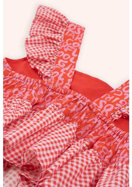 Kız Çocuk Nar Desenli Crop Bluz modelleri