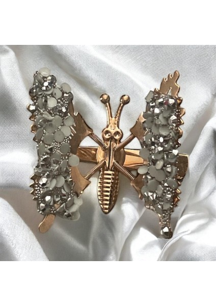 Kanatları Hareketli Taş Detaylı Kadın Pens Toka fiyatları