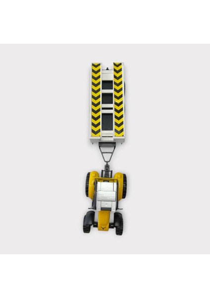 Çek Bırak Römorklu Traktör 25CM - Sarı Çekici
