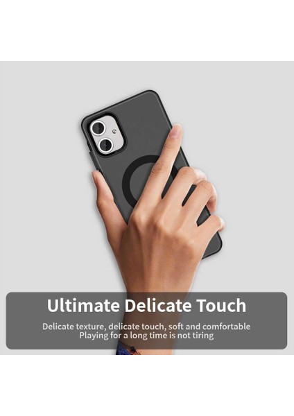 Apple iPhone 11 Kılıf Kamera Çıkıntılı Mat Magsafe Şarj Özellikli Kenarları Renkli Premium Sert Kapak fırsatları