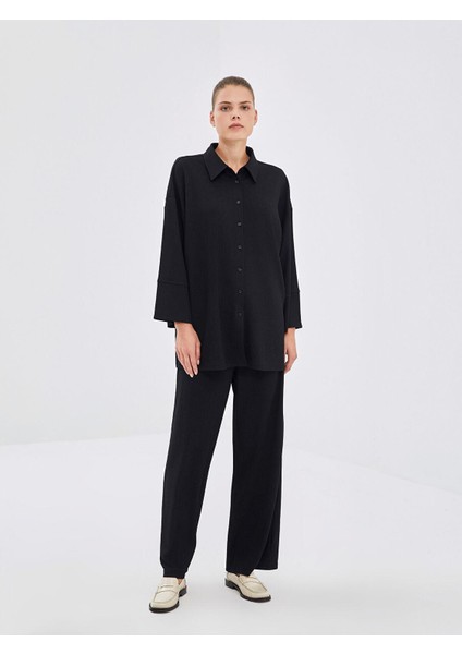 Lcw Modest Dokulu Oversize Kadın Gömlek Tunik (S5) fiyatları