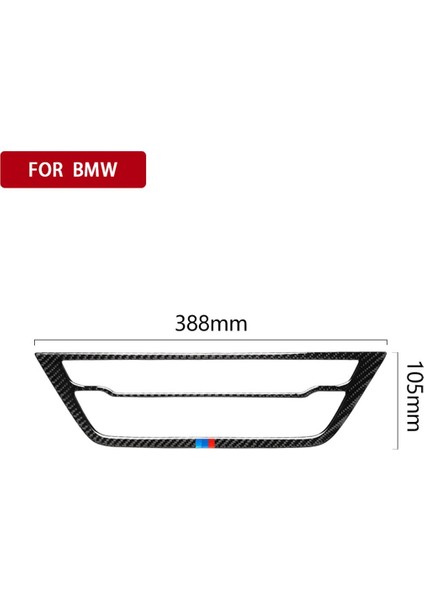 Bmw 5 Serisi G38 Karbon Fiber CD Paneli Dekoratif Sticker modelleri