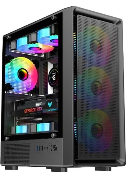 J-330 Siyah 650W Atx Kasa