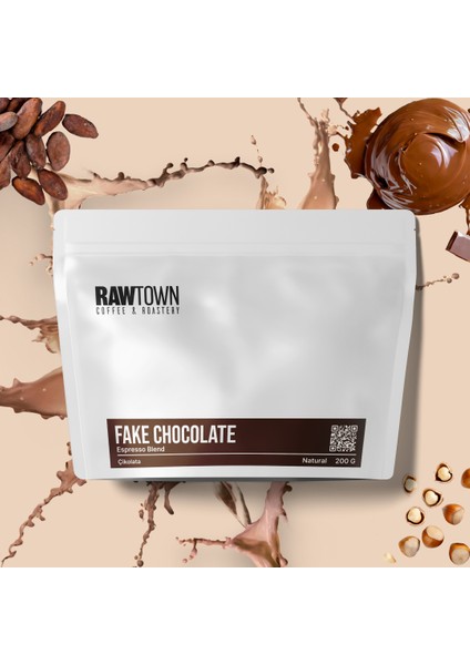 Fake Chocolate Espresso 200 gr - Latte - Cappuccino - Americano - Çekirdek Kahve - Kahve Çekirdeği