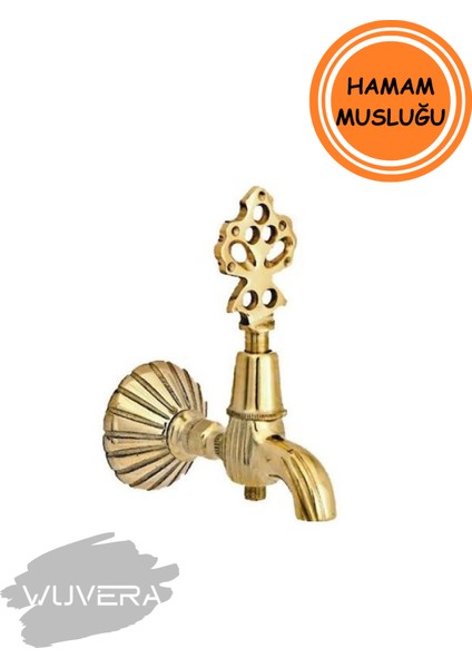 Nostaljik Osmanlı Musluğu – %100 Pirinç Gövde, Krom Kaplama & Pirinç Salmastra | Hamam, Kurna ve Sauna Uyumlu fiyatları