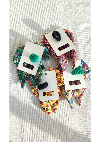 4 Adet Lastikli, Kurdele Bağlama Detaylı Çok Şık Toka fiyatları