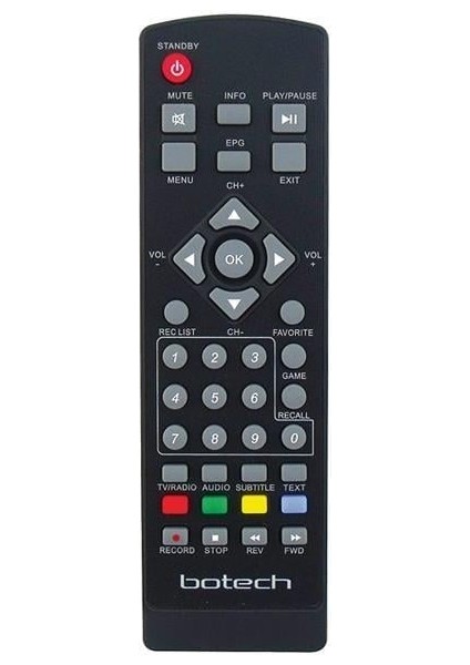 BC-7200 Uydu Alıcı Kumandası
