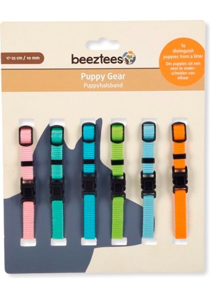 Yavru Köpek Tasması 6 Lı Set 25 cm Gnzrz