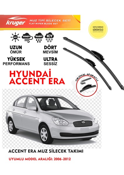 Era Cam Muz Silecek Takımı 1.4 1.5 1.6 Motor Araca Özel Aparat (2006-2012) Arası